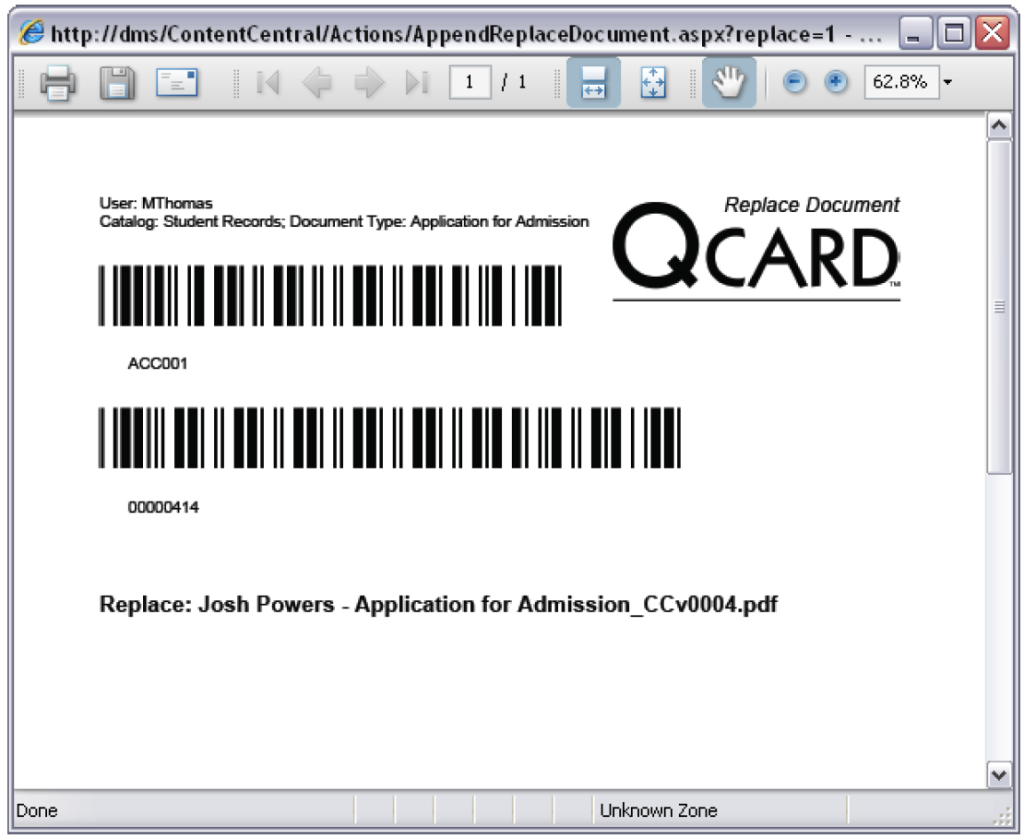 Content Central Document Management Software Manual