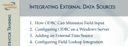 Integrating external data sources with Content Central document management system