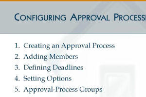 Content Central DMS configuring approval process