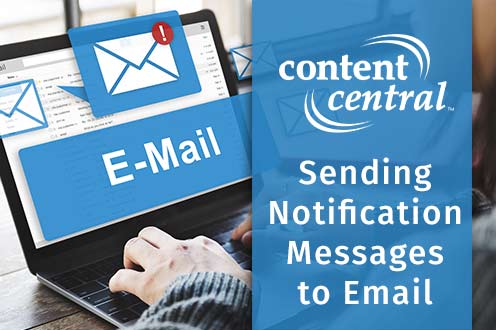 Enabling and Disabling Sending Content Central Messages to an Email Address