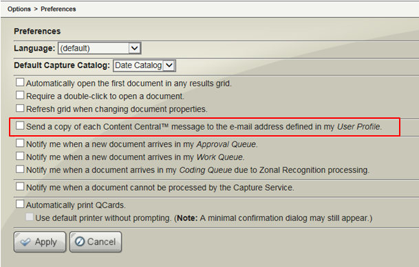 enabling-disabling-content-central-messages-to-send-to-an-email-address
