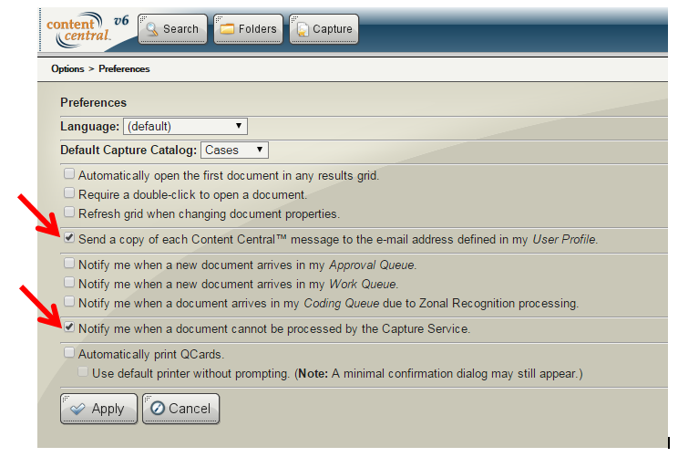 enabling-disabling-unprocessed-document-notifications-in-content-central-document-management-software